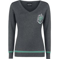 Harry Potter Strickpullover - Slytherin - S bis 3XL - für Damen - Größe M - grau meliert  - EMP exklusives Merchandise! von Harry Potter