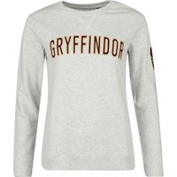 Harry Potter Sweatshirt - Gryffindor - S bis XXL - für Damen - Größe S - grau  - Lizenzierter Fanartikel von Harry Potter