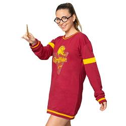 Harry Potter Sweatshirt Mädchen, Pullover Sportkleid, Sweatkleid, Hogwarts Kleid, Gryffindor Sweatshirtkleid, Geschenk Mädchen Teenager, Größen 9 bis 16 Jahre (as3, Age, 13_Years, 14_Years, Regular) von Harry Potter