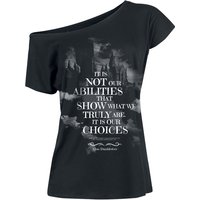 Harry Potter T-Shirt - Choices - S bis 5XL - für Damen - Größe XL - schwarz  - Lizenzierter Fanartikel von Harry Potter