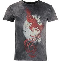 Harry Potter T-Shirt - Fawkes - S bis XXL - für Männer - Größe L - multicolor  - Lizenzierter Fanartikel von Harry Potter