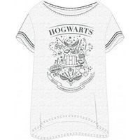 Harry Potter T-Shirt Harry Potter Hogwarts Wappen Damen T-Shirt, schwarz, oder grau, S-XL von Harry Potter