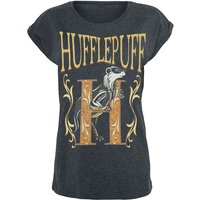 Harry Potter T-Shirt - Hufflepuff - S bis XXL - für Damen - Größe M - charcoal  - EMP exklusives Merchandise! von Harry Potter