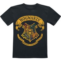 Harry Potter T-Shirt - Kids - Hogwarts Crest - 104 bis 164 - für Mädchen & Jungen - Größe 164 - schwarz  - Lizenzierter Fanartikel von Harry Potter