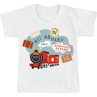 Harry Potter T-Shirt - Kids - Hogwarts Express - 140 bis 164 - für Mädchen & Jungen - Größe 164 - weiß  - EMP exklusives Merchandise! von Harry Potter