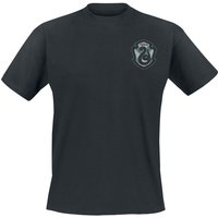 Harry Potter T-Shirt - Quidditch Slytherin - S bis XXL - für Männer - Größe L - schwarz  - Lizenzierter Fanartikel von Harry Potter