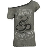 Harry Potter T-Shirt - Slytherin - S bis XXL - für Damen - Größe M - grau  - EMP exklusives Merchandise! von Harry Potter