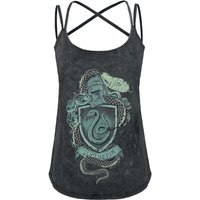 Harry Potter Top - Slytherin Crest - XS bis 5XL - für Damen - Größe XL - dunkelgrün  - EMP exklusives Merchandise! von Harry Potter