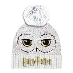 Harry Potter Unisex Hedwig Beanie-Mütze, Weiß, Einheitsgröße von Harry Potter