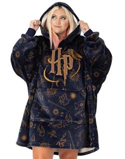 Harry Potter Vuddie übergroße Decke Hoodie Frauen Damen Fleece Einheitsgröße von Harry Potter