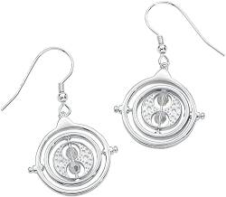 Harry Potter Zeitumkehrer (Time Turner) Frauen Ohrring silberfarben von Harry Potter