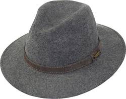 Harrys-Collection Rollbarer Hut in 3 Farben, Farben:grau, Kopfgröße:61 von Harrys-Collection