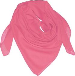 Harrys-Collection Unisex Bandana Uni Farben 100% Baumwolle! 52 X 52 cm, Farbe:altrose von Harrys-Collection