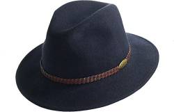 Harrys-Collection rollbarer Hut in 3 Farben, Farben:Marine, Kopfgröße:62 von Harrys-Collection