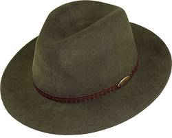 rollbarer Hut in 3 Farben, Kopfgroesse: 55, Schlamm von Harrys-Collection