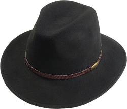 rollbarer Hut in 3 Farben, Kopfgroesse: 55, Schwarz von Harrys-Collection