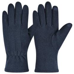 Harssidanzar Damen Spring Handschuhe, Leichte, warme Touchscreen Handschuhe HL014EU, Navy von Harssidanzar