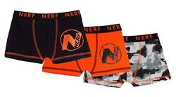 Nerf Offizieller Boxershorts für Jungen, Multipack, Unterhosen für Kinder, Camouflage, Unterwäsche, Slips, Boxershorts (3 Stück), multi, 134 von Hasbro