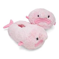 Hashtag Collectibles Blobfish Pink Unisex Plush Slippers | One Size Fits Most von Hashtag Collectibles