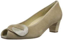 Hassia Damen Pisa, Weite H Peep-Toe, Beige (Cotton 1800), 36 von Hassia