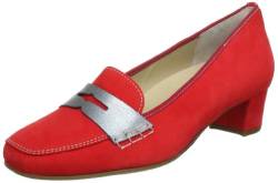 Hassia Verona, Weite H 5-303642-41770, Damen Slipper, Rot (rosso/altsilber 4177), EU 37 (UK 4) von Hassia