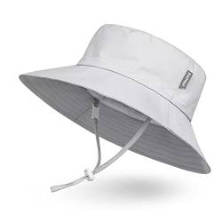 Hat Professor Baby Sonnenhut Einstellbar Atmungsaktiv Sonnenschutz Sommerhut für Kleinkinder Mädchen Jungen Kappe Mütze Fischerhut mit Breiter Krempe und UV-Schutz UPF 50+ Unisex Cap Hut von Hat Professor