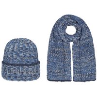 Hat You Strickmütze Herren Winter Set aus zweifarbigem Mouline-Garn von Hat You