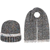 Hat You Strickmütze Herren Winter Set mit Punktmuster, Grobstrick von Hat You