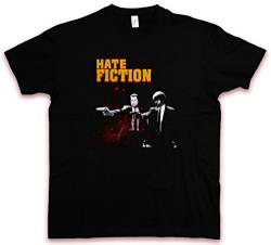 Hate Couture Hate Fiction HC T-Shirt - Quentin Pulp Vincent Tarantino Vega Fiction Shirt Größen S - 5XL (M) von Hate Couture