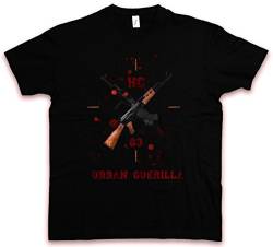 Hate Couture URBAN Guerilla AK-47 HC 83 T-Shirt - Machine Gun Gewehr Pistol Maschinengewehr Kalaschnikow T Shirt Größen S - 5XL (M) von Hate Couture