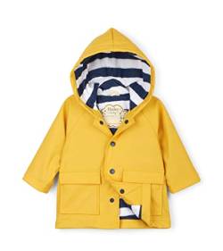 Hatley Baby - Jungen Printed Raincoats Long Sleeve Raincoat Regenmantel, Gelb (Yellow 700), 18-24 Monate EU von Hatley