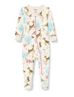 Hatley Baby-Mädchen Organic Cotton Footed Sleepsuit Kleinkind-Schlafanzüge, Serene Forest, 9-12 Monate von Hatley