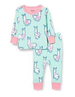 Hatley Baby-Mädchen Organic Cotton Long Sleeve Pyjama Set Pyjamaset, Adorable Alpacas, 9-12 Monate von Hatley