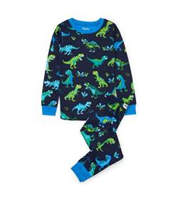 Hatley Boy's Lange Schlafanzüge Long Sleeve Pyjama Pajama Set, Blue, 12 Jahre von Hatley