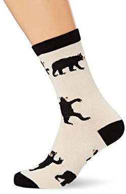 Hatley Damen Crew Lssige Socken, Schwarze Bären, Einheitsgröße EU von Hatley