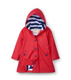 Hatley Girl's Splash Jacket Regenjacke, Red, 12 Jahre von Hatley