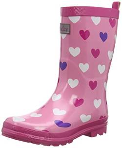 Hatley Jungen Mädchen Rain Boots Gummistiefel, Scattered Hearts, 21 EU von Hatley