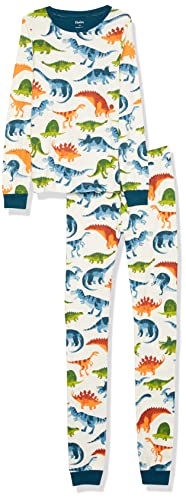 Hatley Jungen Organic Cotton Long Sleeve Printed Pyjama Set Pyjamaset, Dino Park, 6 Jahre von Hatley