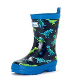Hatley Jungen Printed Rain Boots Gummistiefel, Sharptooth Rex, 30.5 EU von Hatley