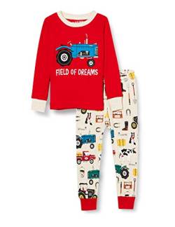 Hatley Jungen Pyjama-Set mit Langen Ärmeln und Applikation Pyjamaset, Bauernhof Leben, 10 Jahre von Hatley