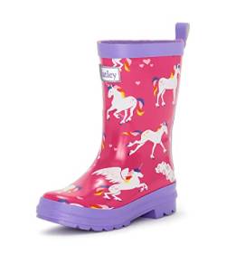 Hatley Mädchen Gummistiefel, Pink (Rainbow Unicorns), 33 EU (2 US) von Hatley