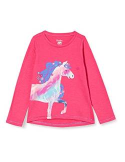 Hatley Mädchen Long Sleeve Tee T-Shirt, Schimmerndes Pferd, 3 Jahre von Hatley