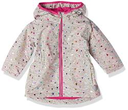Hatley Mädchen Microvezel Microfiber Rain Jacket Regenjacke, Confetti Hearts, 10 Jahre EU von Hatley