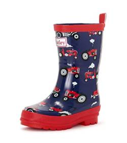 Hatley Printed Wellington Gummistiefel Rain Boot, Blue, 35 EU von Hatley