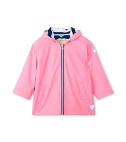 Hatley Unisex Kids Regenjacke mit Reißverschluss Zip-Up Splash Jacket, Pink, 10 Jahre von Hatley