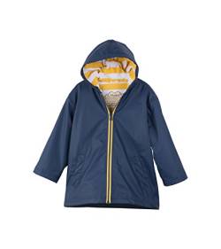 Hatley Unisex Kids Reißverschluss Zip-Up Splash Jacket Regenjacke, Blue, 5 Jahre von Hatley