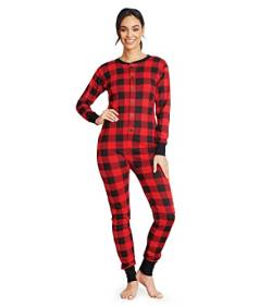 Hatley Unisex Union Suit Pyjamaset, Buffalo Plaid, 12 Jahre von Hatley