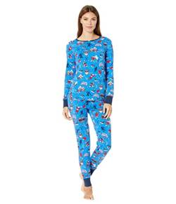 Little Blue House by Hatley Hockey Champs Jersey-Pyjama-Set, blau, Large von Little Blue House