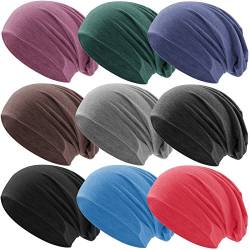 Hatstar® Klassische Slouch Long Beanie Mütze | leicht und weich | für Damen und Herren | Übergangsmütze für Frühling und Sommer (Altrose) von Hatstar