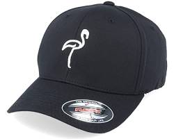 Hatstore 3D Flamingo Black Flexfit Cap - Grösse: XL/XXL - (61-64 cm) von Hatstore